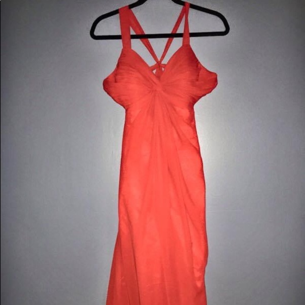 Red Prom/Formal Dress with slit